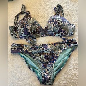 Liz Clairborne Paisley Bikini